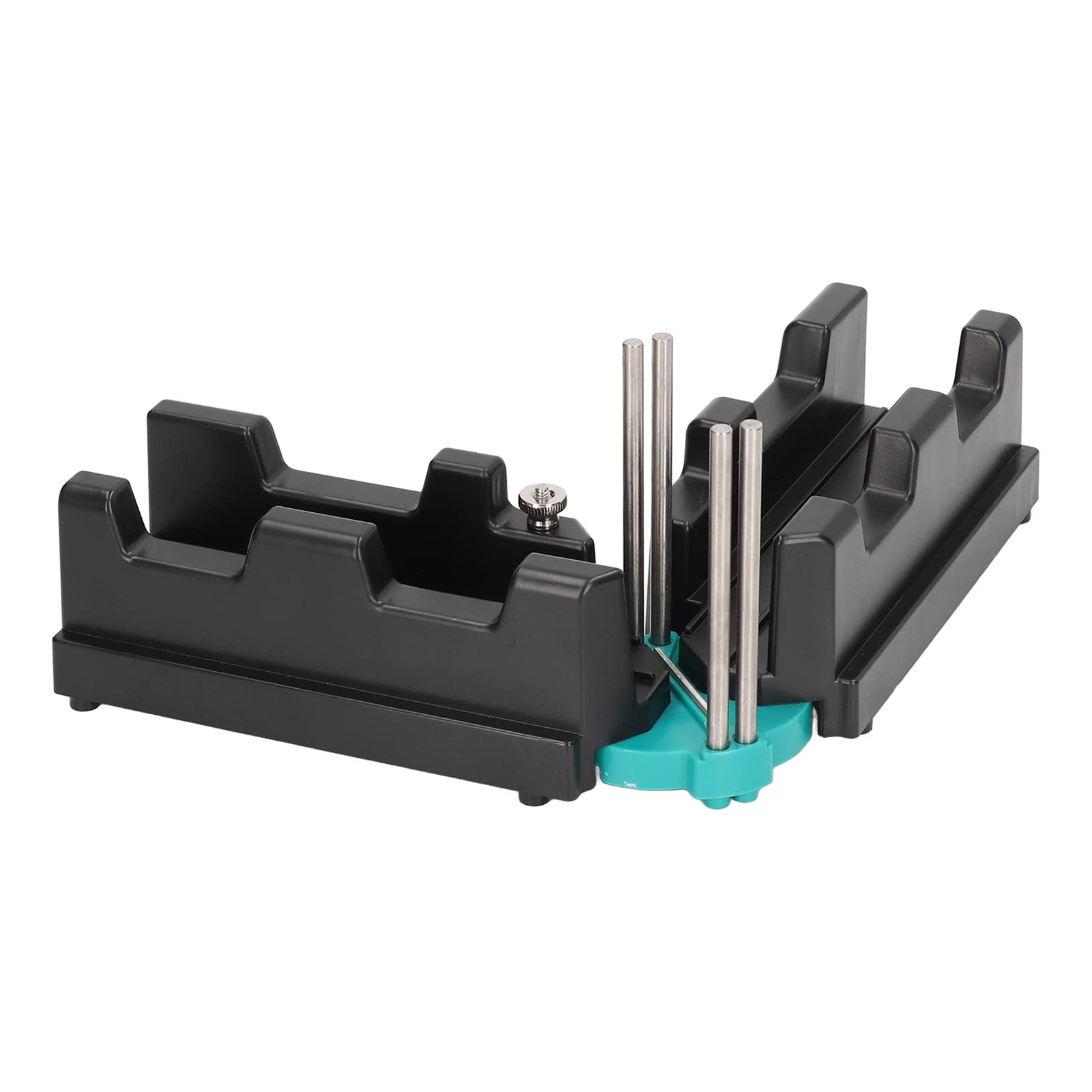 Risegun 2-in-1 Mitre Measuring Cutting Tool, Measuring and Sawing Mitre Angles Cutting Tool, ABS Mitre Saw Protector for Home Industry Woodeworking