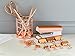 Rose Gold Desk Accessories | 7 Desktop Essentials (44 Items Total) | Office Supply Set & Organizer in Rose Gold Décor