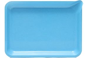 Rolling Tray with Funnel “Blue” Plant-Based Materials 5.75” x 7.75” Tobacco Smoke Accessories - 5 Colors - Tray God