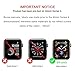 YUSHUANG Compatible with Apple Watch Case 44mm Series 4, Shock-Proof and Shatter-Resistant Compatible with Apple Watch Protector, Replacement for iWatch case - Black