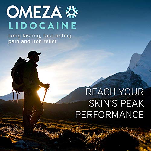 Omeza Lidocaine Oil Fast Topical Pain & Itch Relief for Cuts, Rashes