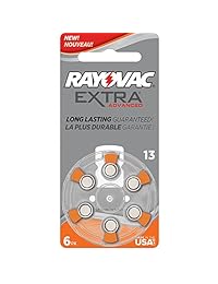 RAYOVAC - Pilas para audífonos (tamaño 13, 60 unidades)