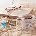 MAUAG Inspirational Mug - Unleash Inner Awesome Funny Quote Ceramic Coffee Cup White, 14 Oz