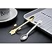 ZBGOROW Cute Cat Spoons for Stirring Coffee and Tea, 4.6 Inches Mini Spoons, 18/8 Stainless Steel Spoon Set, in 4 Assorted Colors