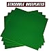 dreambuilderToy Upgrade Stackable Building Base Plates- 4 Green Baseplate 10