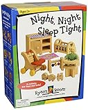 Small World Toys Ryan's Room Wooden Doll House -Night, Night Sleep Tight Nursery Room