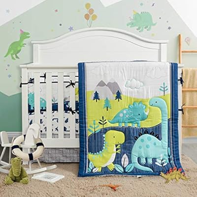 dino crib set