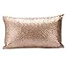 GBSELL Pillow Cover Glitter Sequins Rectangle Throw Pillow Case Cafe Home Party Christmas Decor Cushion (Gold)