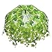 Remedios Automatic Open Transparent Clear Leaf Bubble Dome Rain Umbrella