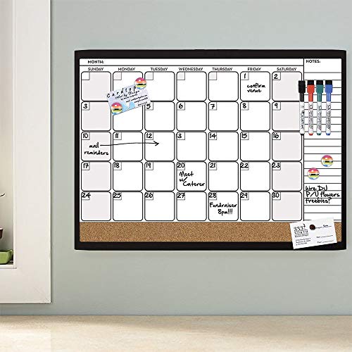 1 Quartet+Magnetic+Combination+Calendar+44202+BK