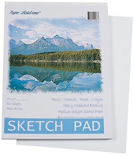 Darice Sketch Pad, 9 by 12-Inch, 50 Sheets