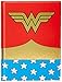 Silver Buffalo DC Comics Wonder Woman Uniform Hard Cover Journal with Ribbon Book Mark, 160-Pages, 6 x 8 Inches, Multicolored