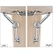 Aiskaer 2PCS Lid Support Hinge,Lid Stay Support ;Doors,Cupboard,Window Furniture Lid Lift Up Stay Support Buffer Hinge