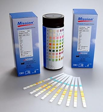 strips test cost blood glucose Mission Professional 10 Parameter GP / Urinalysis