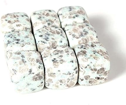 Hunan Style Sipping Stones - Set of 9 Grey Whiskey Chilling Rocks - Made of 100 Percent Pure Soapstone
