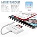 Lightning to USB Camera Reader, Lightning to SD/Micro SD Adapter Cable for iPad Mini Air Pro and iPhone X/8/8plus/7/7plus/6/6s/6plus/6s plus/5/5c/5s
