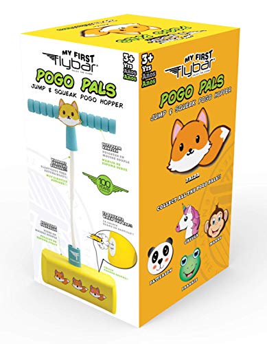Flybar My First Pogo Pals Jumper for Kids Fun and Safe Pogo Stick for Toddlers, Durable Foam and Bungee Jumper for Ages 3 and up, Supports up to 250lbs (Fox) - Thumbnail 7