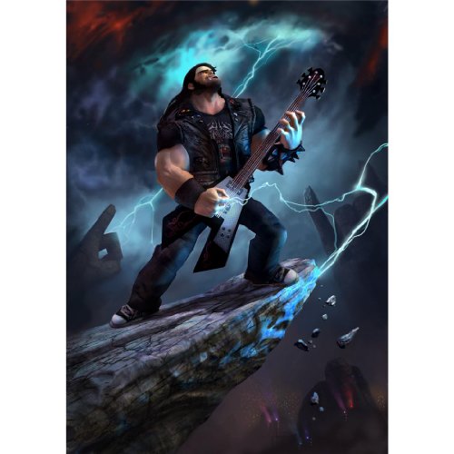 Monty Arts Brutal Legend Poster by Silk Printing # Size About (60cm x 85cm, 24inch x 34inch) # Unique Gift # C7CDE7