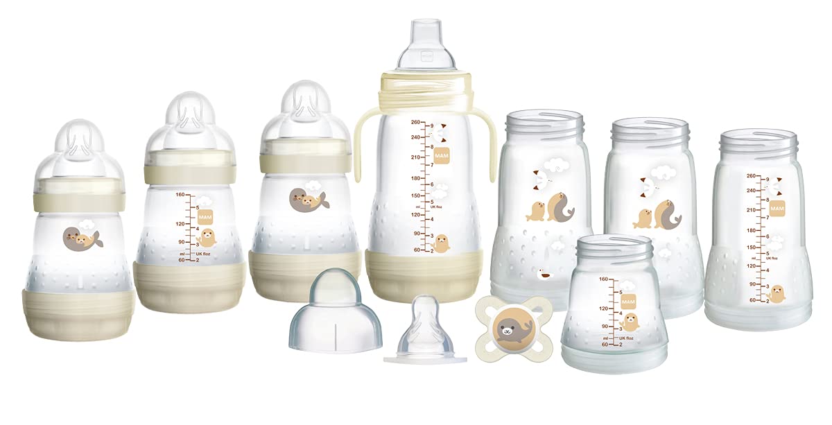 MAM Easy Start Bottle Set - Golden/White, Small