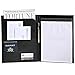 Deluxe Black Writers Padfolio with Inside pocket organizer