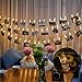 WONFAST LED Photo Clips String Lights, Battery Operated 5M 40 LED Peg Displaying Pictures Fairy Decorative Lights for Hanging Pictures Indoor Outdoor Party Christmas Decoration (40 Clips Warm White)