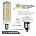 E11 led Bulb 75W 100W Equivalent Halogen Replacement Lights, Dimmable T4 /T3 JD Type Mini Candelabra Base, 1000 Lumens Warm White 3000K, AC 110V/ 120V/ 130V (5 of Pack)