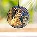 Thomas Kinkade Disney Dancing in The Moonlight Beauty and The Beast 3.5” Starfire Prints Hanging Glass Print Accessory