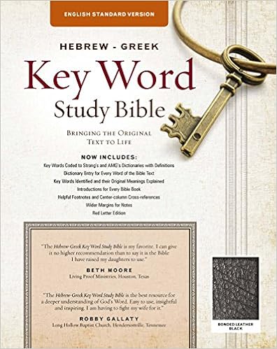 Buy Holy Bible The Hebrew Greek Key Word Study Bible Esv Edition Black Bonded Leather Bonded W Ribbon Marker Key Word Study Bibles Book Online At Low Prices In India Holy Bible The