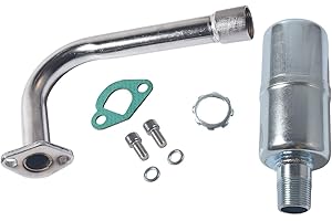 ILTPAFG Exhaust With Muffler For Coleman Powersports CT200U,For Predator 212cc 196cc/6.5HP Go Kart and Gas Mini Bike.