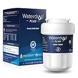 Waterdrop Plus MWF Refrigerator Water Filter, Compatible with GE MWF, MWFP, MWFA, GWF, GWFA, SmartWater, Kenmore 9991, 46-9991, 469991, Reduces Lead, Chlorine, Cyst, Benzene and More, NSF 401&53&42 Certified