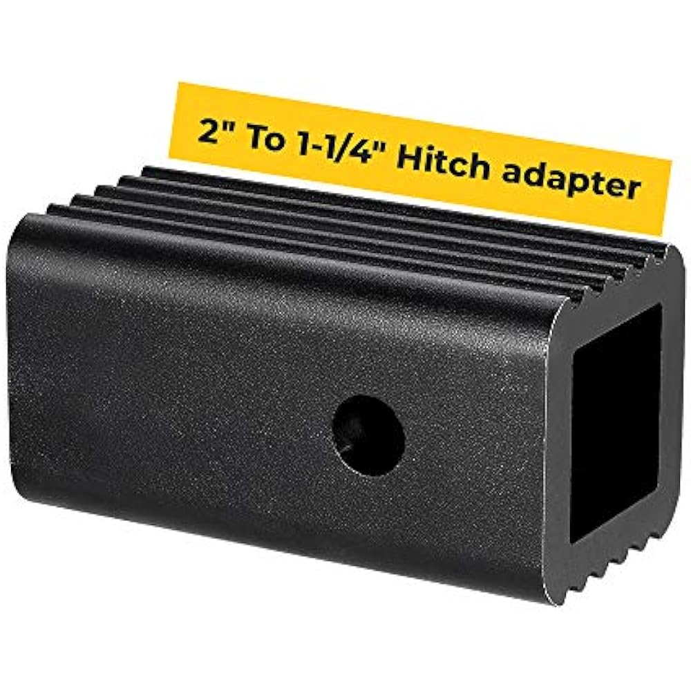 1 1 4 inch to 2 inch hitch adapter