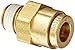 Eaton Weatherhead 1868X4 Brass CA360 D.O.T. Air Brake Tube Fitting, Male Connector, 1/8