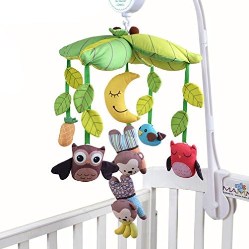 Baby Soothing Ocean Slumbers Crib Mobile (Green Leaves)