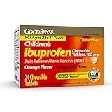 GoodSense Junior Strength Ibuprofen Pain Reliever/Fever Reducer Tablets, 100 mg, 24 Count