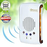 Pest Control, Ultrasonic Repeller, Electronic Plug in, Best Repellent Get Rid Of - Rodents, Mice, Rats, Roaches, Spiders, Bed Bugs, Insects, Flies & Fleas. 6 in 1 Night Light, Non-toxic, Pet Safe!