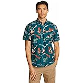 Eddie Bauer Mens Printed Baja Short-Sleeve Shirt