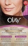 Olay Smooth Finish Facial Hair Removal Duo - Medium To Coarse Hair, Box. by Olay