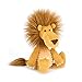 Jellycat Snaggle Baggle Lawrence Lion, 15 inches