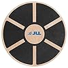 JLL® Wooden Balance Board, ANTI SLIP SURFACE, Exercise Fitness Workout Rehabilitation Training Exercise Wobble Board
