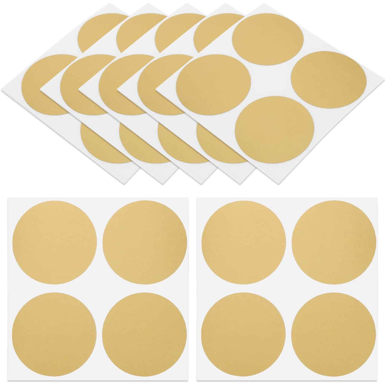DIYEAH 250 Pcs Scratch Off Stickers Circle Labels DIY Sticker Labels Circle Stickers Impresora De Sticker Game Props DIY Stickers for Reward Programs DIY Scratch Off Round Paper Tool
