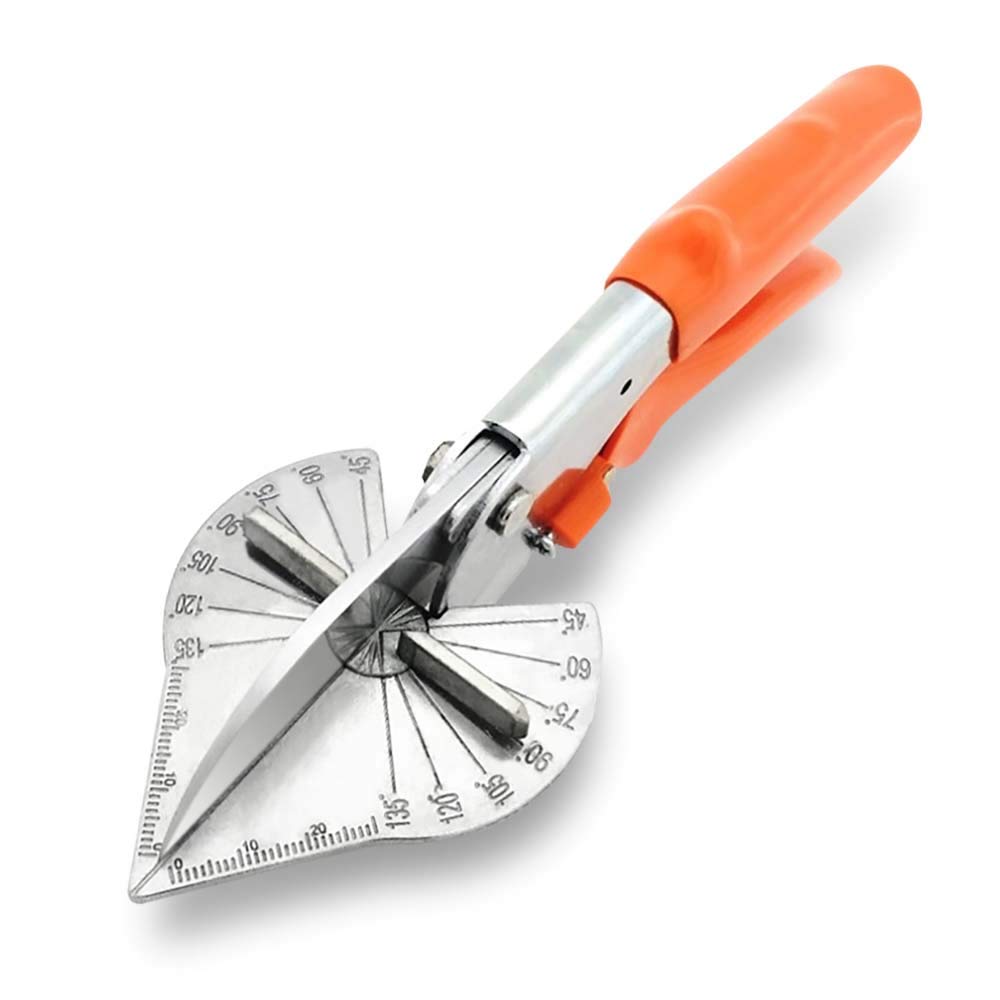 NUZAMAS Gasket Shear, Mitre Shear, Multi/Adjustable Angle Trim Cutter, Cutting Plastic, PVC PPR PE Pipe, Branch, Wire