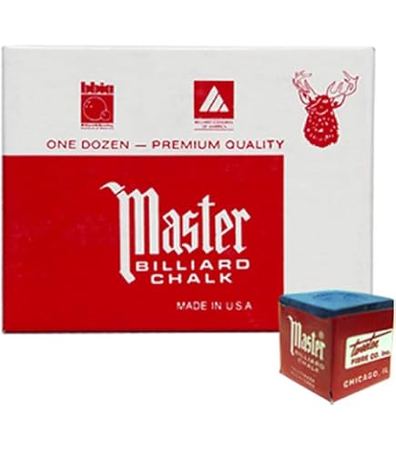 Craie Master De Billard - Boîte De 12 Cubes - Qualité Professionnelle