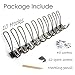 Ambipolar Heavy Duty Rustic Metal Decorative Entryway Vintage Coat Hook/Hat Hook - Wall Mounted (Screws Included), Wall Hook,Perfect Coat and Backpack Bronze Hanger, 10 Pack (Rustic Bronze).
