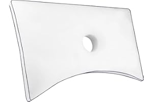 Comphekept Ear Hole Pillow for Side Sleepers - Adjustable Height for Pressure-Free Comfort with New Piercings & Neck Pain, Hi