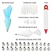 Cake Decorating Supplies Set with 24 Professional Stainless Steel Cake Decoration Tips 10 Disposable Icing Bags 2 Reusable Couplers 1 Decorating Pen and 1 Silicone Pastry Bag