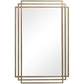 Uttermost Amherst Brushed Gold 23 3/4" x 36 1/2" Wall Mirror