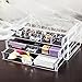 Choice Fun Square Acrylic 3 Drawers Makeup Organizer Cosmetic Jewelry Display Storage Box