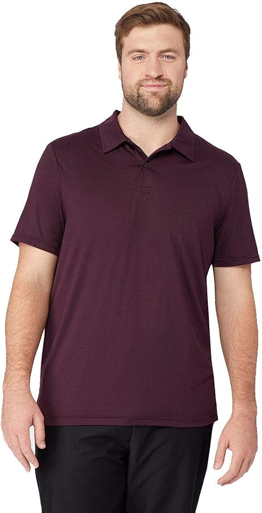 slim fit golf polo