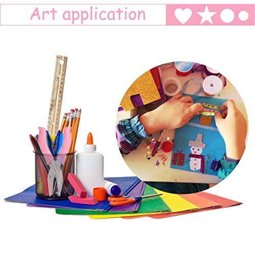 Taxutor 1/4 Inch Star Paper Hole Punch with Soft-Handled Punchers for Tags Clothing Ticket - Thumbnail 2