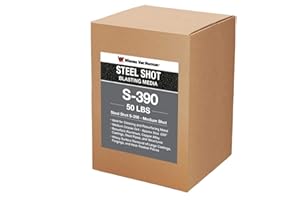 WINONA VAN NORMAN Steel Shot S-390 - Blasting Media - Medium Size Shot (50lb)